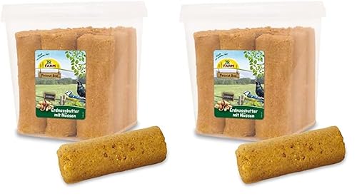 JR FARM Garden PBar Erdnussbutter Nüsse 3,15 kg Eimer (Packung mit 2) von JR Farm