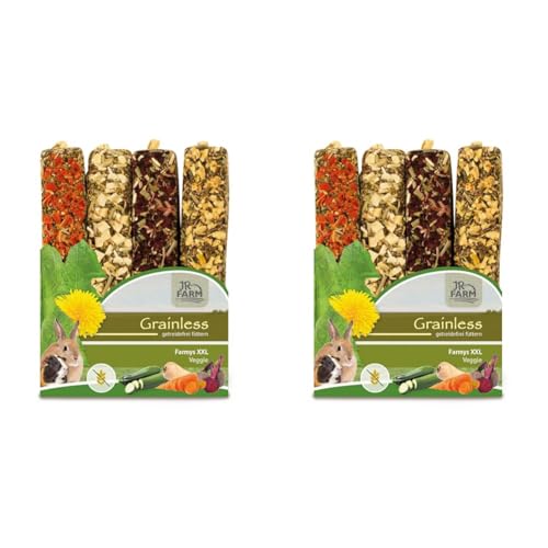 JR FARM Grainless Farmys XXL Veggie 4er-Pack 480 g (Packung mit 2) von JR Farm