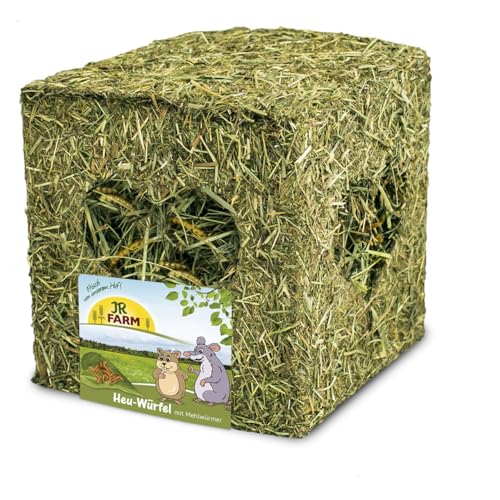 JR FARM Heu-Würfel klein mit Mehlwürmer 125 g von JR Farm