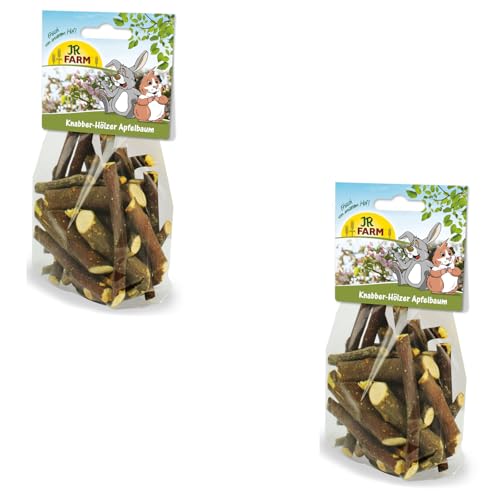JR FARM Knabber-Hölzer Apfelbaum | Doppelpack | 2 x 100 g | Snack für Zwergkaninchen und Nager | Kann den Zahnabrieb unterstützen | Kann zur sinnvollen Beschäftigung beitragen JR FARM Knabber-Hölzer Apfelbaum | Doppelpack | 2 x 100 g | Snack für Zwergkaninchen und Nager | Kann den Zahnabrieb unterstützen | Kann zur sinnvollen Beschäftigung beitragen von JR Farm