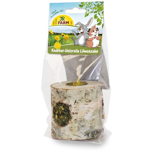 JR FARM Knabber Holzrolle Löwenzahn 100 g von JR Farm