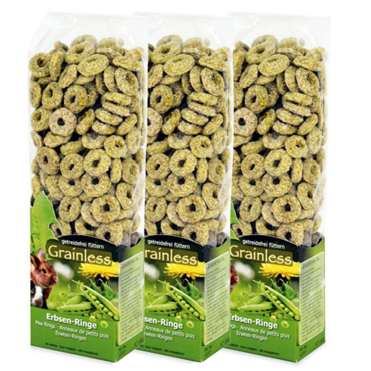 JR Farm Grainless Erbsen-Ringe 3x150g von JR Farm