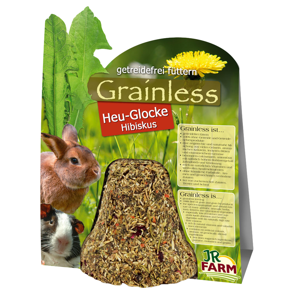 JR Farm Grainless Heu-Glocke Hibiskus - 1 Stück (125 g) von JR Farm
