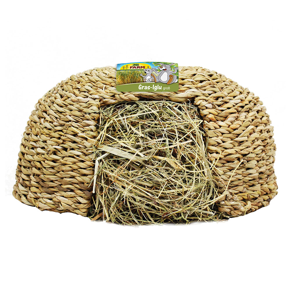 JR Farm Gras-Iglu - 2 x 470 g (groß, 30 x 30 x 25 cm) von JR Farm