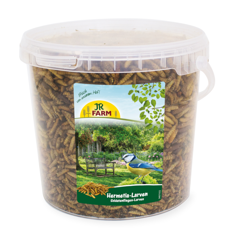 JR Farm Hermetia/Soldatenfliegen-Larven Eimer - 400 g von JR Farm