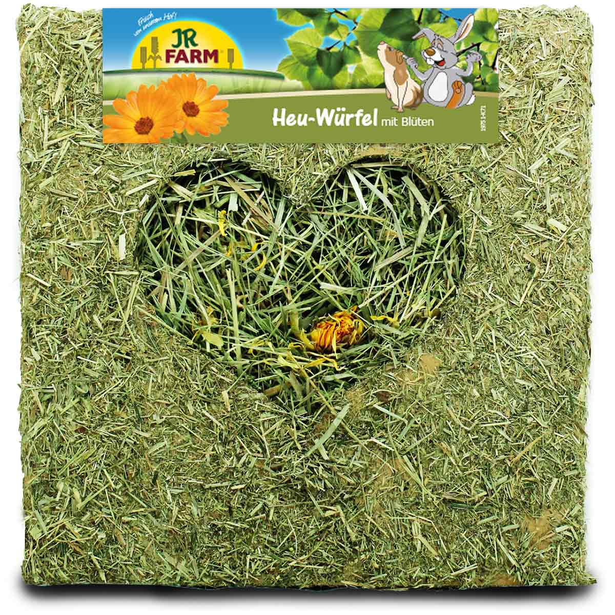 JR Farm Heu-Würfel groß mit Blüten 450g JR Farm Heu-Würfel groß mit Blüten 450g von JR Farm