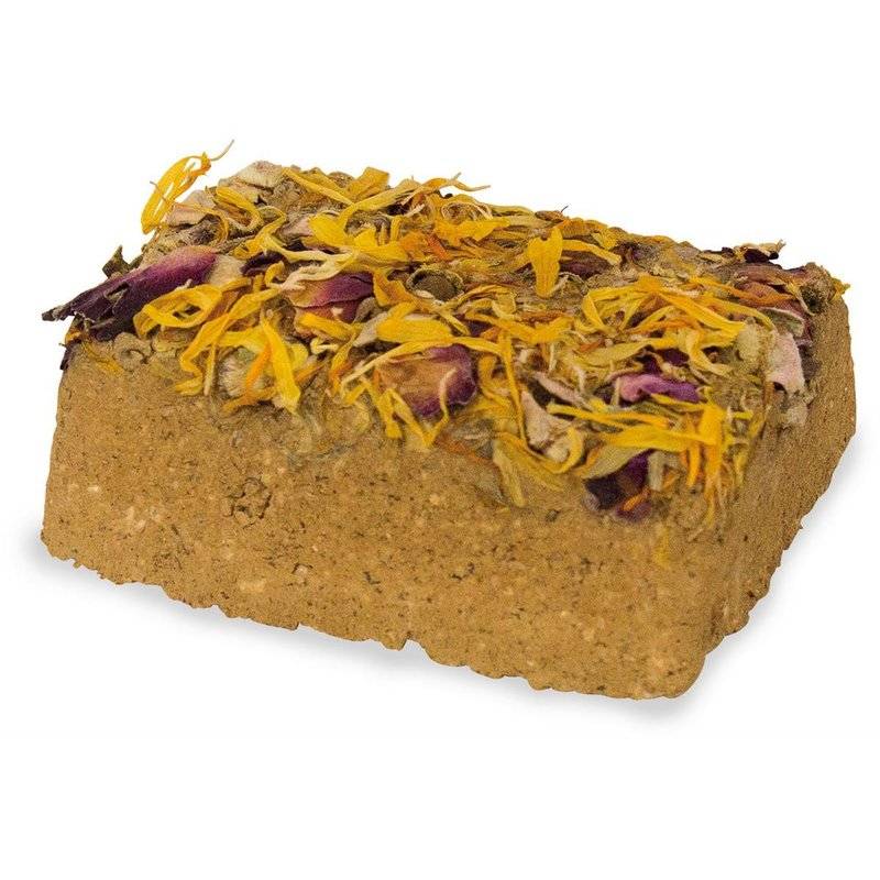 JR Farm Natur-Minerallehmstein Blüte - 100g (30,90 € pro 1 kg) von JR Farm