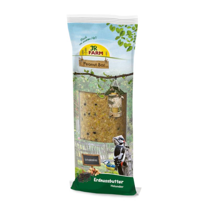 JR Farm Peanut Bar Schalenfrei 350 g - Erdnussbutter Holunder von JR Farm