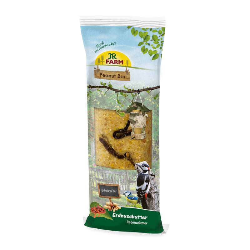 JR Farm Peanut Bar Schalenfrei 350 g - Erdnussbutter Regenwürmer JR Farm Peanut Bar Schalenfrei 350 g - Erdnussbutter Regenwürmer von JR Farm