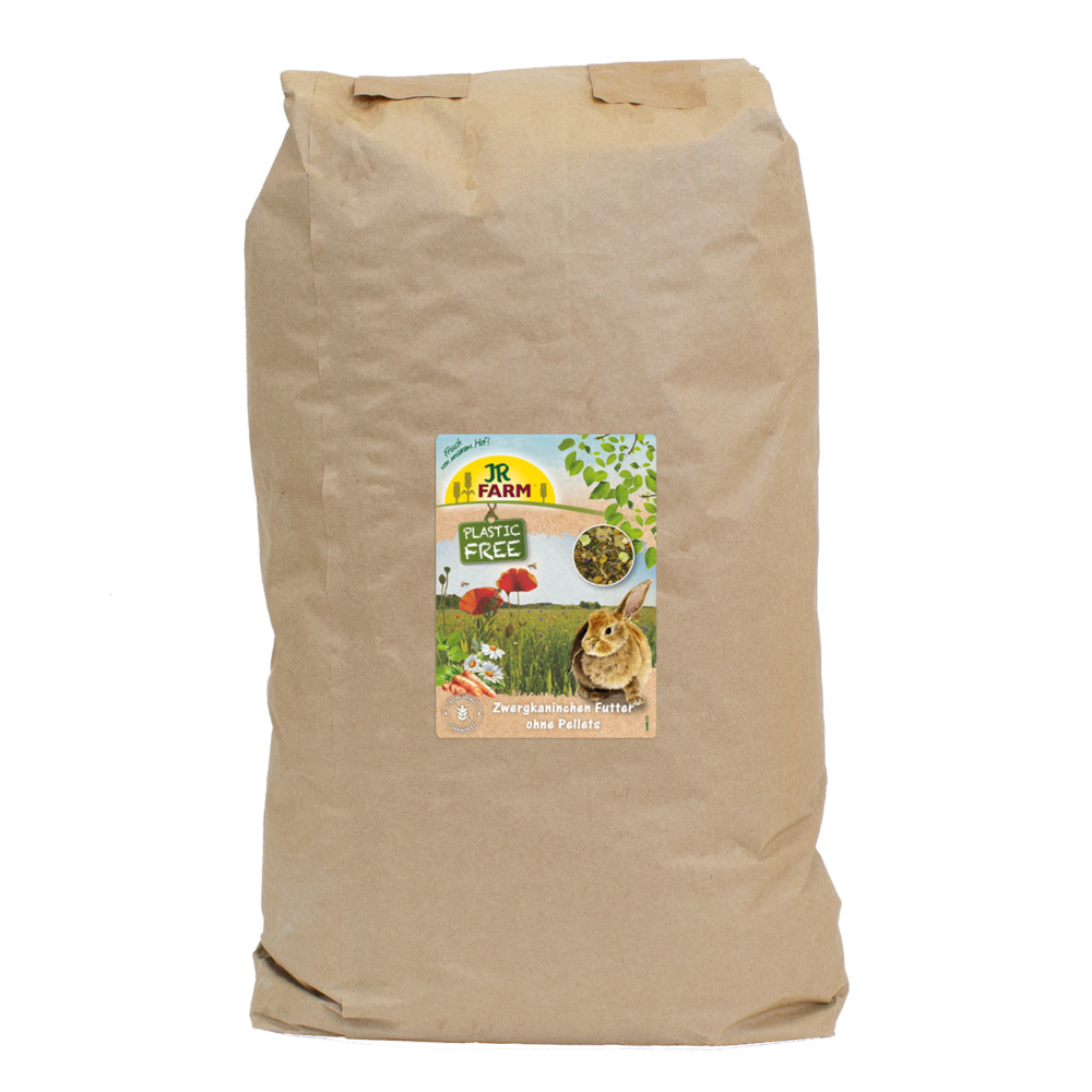 JR Farm Plastic Free Zwergkaninchen ohne Pellets - 5 kg von JR Farm
