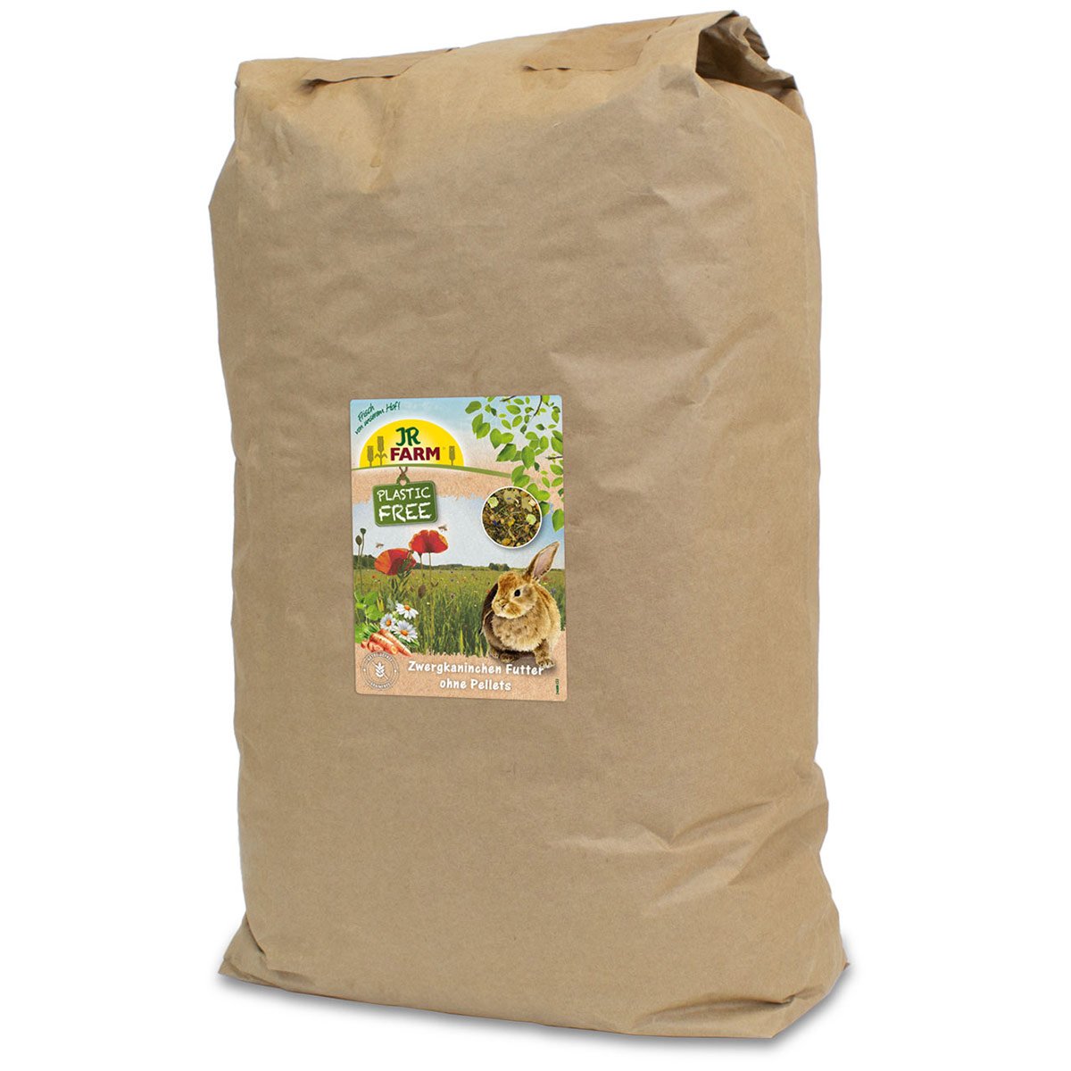 JR Farm PlasticFree Zwergkaninchen ohne Pellets 5kg von JR Farm