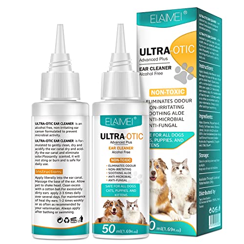 JSBNQRMZ Ohrenreiniger für Hunde & Katzen 50ml,Extra-starker Hundeohr Reiniger bei Entzündungen & Infektionen-Anti-FUNGAL Entfernung von Ohrenpuder für Haustiere,Ohrengeruch bei Haustieren JSBNQRMZ Ohrenreiniger für Hunde & Katzen 50ml,Extra-starker Hundeohr Reiniger bei Entzündungen & Infektionen-Anti-FUNGAL Entfernung von Ohrenpuder für Haustiere,Ohrengeruch bei Haustieren von JSBNQRMZ
