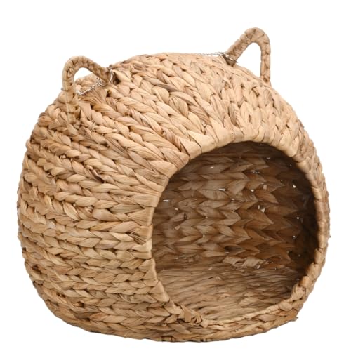 Handgewebtes Katzenhängemattenbett kleines Katzenhaus Schaukelbett für kleine Katzen Haustier Katzenhaus Unterschlupf Zubehör Handgewebtes Katzenhängemattenbett kleines Katzenhaus Schaukelbett für kleine Katzen Haustier Katzenhaus Unterschlupf Zubehör von JSGHGDF