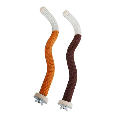 JSGHGDF 2 Lose Natürliche Holz Stick Klaue Schleifen Seil Kauen Spielzeug Vögel Übung Training Vogel Käfig Zubehör JSGHGDF 2 Lose Natürliche Holz Stick Klaue Schleifen Seil Kauen Spielzeug Vögel Übung Training Vogel Käfig Zubehör von JSGHGDF