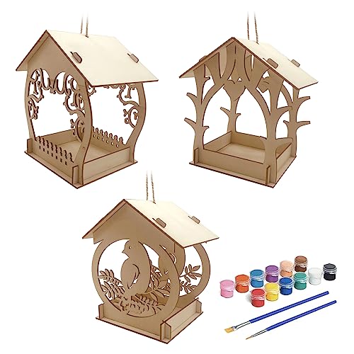 JSGHGDF 3 Pcs Papagei Feeder Outdoor Fütterung Outdoor Vogelhaus Form Für Kind Bauen Und Malen Unmontiert Spielzeug Spielzeug JSGHGDF 3 Pcs Papagei Feeder Outdoor Fütterung Outdoor Vogelhaus Form Für Kind Bauen Und Malen Unmontiert Spielzeug Spielzeug von JSGHGDF