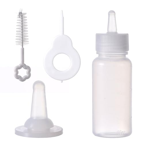 JSGHGDF 4lots Pet Fütterung Flasche Kätzchen Trinken Werkzeug Silikone Nippel Feeder Für Neugeborene Katzen Und Hund Baby JSGHGDF 4lots Pet Fütterung Flasche Kätzchen Trinken Werkzeug Silikone Nippel Feeder Für Neugeborene Katzen Und Hund Baby von JSGHGDF