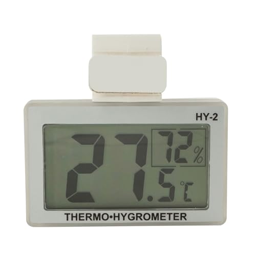 JSGHGDF Digitales Hygrometer Taste LED Digital Thermo Hygrometer Für Haustierbesitzer von JSGHGDF