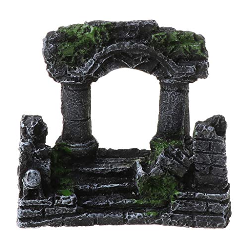 JSGHGDF Fische Für Tankdekoration Aquarium Versteck Abgenutzte Steinsäulen Thema Harzornament Felshöhle Landschaftsschmuck JSGHGDF Fische Für Tankdekoration Aquarium Versteck Abgenutzte Steinsäulen Thema Harzornament Felshöhle Landschaftsschmuck von JSGHGDF