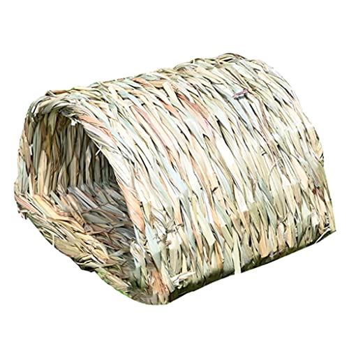 JSGHGDF Gewebtes Haustierbett Kaninchen Gras Häschen Tunnel Nest Kauen Zum Spielen Spielzeug Für Hamster Papageien Igel Meerschweinchen Ratten Frettchen JSGHGDF Gewebtes Haustierbett Kaninchen Gras Häschen Tunnel Nest Kauen Zum Spielen Spielzeug Für Hamster Papageien Igel Meerschweinchen Ratten Frettchen von JSGHGDF