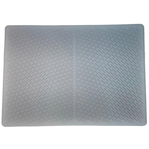 JSGHGDF Große Silikon-Katzenstreu-Matte zum Füttern von Leckerlis, Napfmatte, Haustierunterlage, rutschfeste Futternapf-Matte JSGHGDF Große Silikon-Katzenstreu-Matte zum Füttern von Leckerlis, Napfmatte, Haustierunterlage, rutschfeste Futternapf-Matte von JSGHGDF