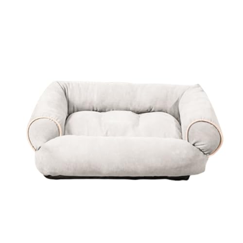 JSGHGDF Haustierbett mit abnehmbarem Kissen, weicher und schöner Hundekorb, Hundesofa, abnehmbares Kissennest JSGHGDF Haustierbett mit abnehmbarem Kissen, weicher und schöner Hundekorb, Hundesofa, abnehmbares Kissennest von JSGHGDF