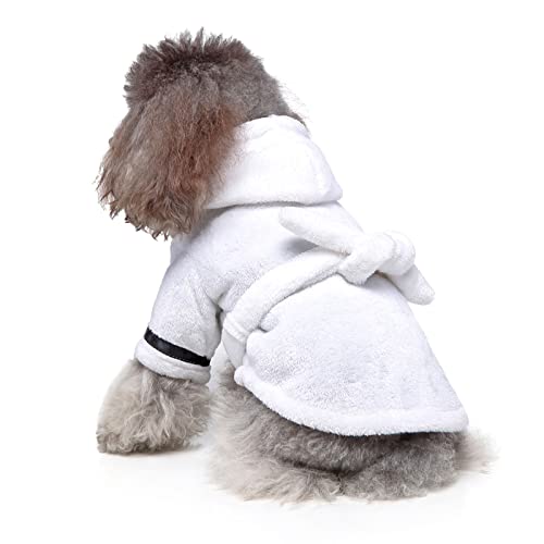 JSGHGDF Hunde-Bademantel, Badetuch, Kleidung, atmungsaktiv, leicht zu tragen, schnell trocknend, für kleine und große Hunde JSGHGDF Hunde-Bademantel, Badetuch, Kleidung, atmungsaktiv, leicht zu tragen, schnell trocknend, für kleine und große Hunde von JSGHGDF