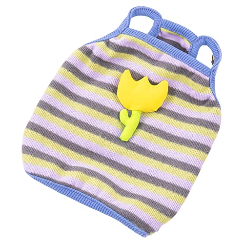 JSGHGDF Hundeweste für Mädchen, mit Blume, gestreift, Frühling für Welpen, Hunde und Katzen JSGHGDF Hundeweste für Mädchen, mit Blume, gestreift, Frühling für Welpen, Hunde und Katzen von JSGHGDF