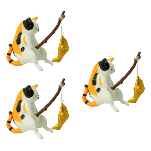 JSGHGDF Interessantes Tiermodell, Katzenzaunstatue, Winzige Terrarium Tierstatuen, Aquarium, Katzenfiguren, Ornament JSGHGDF Interessantes Tiermodell, Katzenzaunstatue, Winzige Terrarium Tierstatuen, Aquarium, Katzenfiguren, Ornament von JSGHGDF