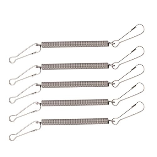 JSGHGDF Metallfeder Mit 2 Clips Langlebiges Edelstahl Kleintierkäfigzubehör Befestigung Von Futter Und Wasserspender Für Kaninchen JSGHGDF Metallfeder Mit 2 Clips Langlebiges Edelstahl Kleintierkäfigzubehör Befestigung Von Futter Und Wasserspender Für Kaninchen von JSGHGDF