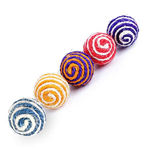 JSGHGDF Spielzeug Trainieren Kätzchen Sisalseilgeflecht Heimtierbedarf Farblich Sortiertes Geflecht JSGHGDF Spielzeug Trainieren Kätzchen Sisalseilgeflecht Heimtierbedarf Farblich Sortiertes Geflecht von JSGHGDF