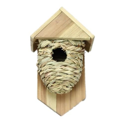 Vogelnest Käfig Kolibri Käfig Spielzeug Nest Nest Kolibri Gewebtes Versteck Nest für kleine Vögel Vogelnest Käfig Kolibri Käfig Spielzeug Nest Nest Kolibri Gewebtes Versteck Nest für kleine Vögel von JSGHGDF