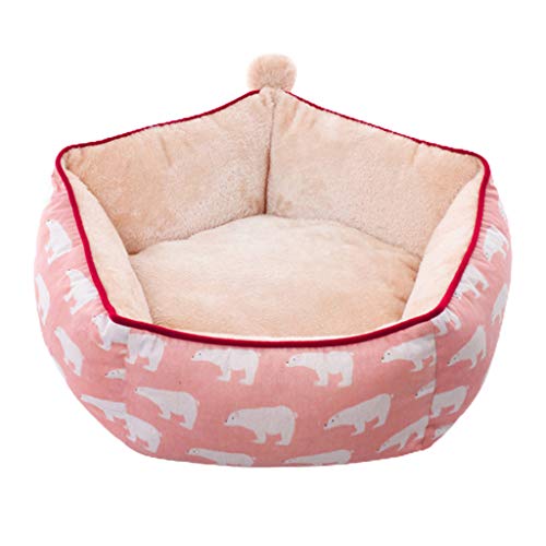 for Creative Pentagonal Plush Pet Nest Warm Lovely Dog House for Cat Litter Pet for Creative Pentagonal Plush Pet Nest Warm Lovely Dog House for Cat Litter Pet von JSGHGDF