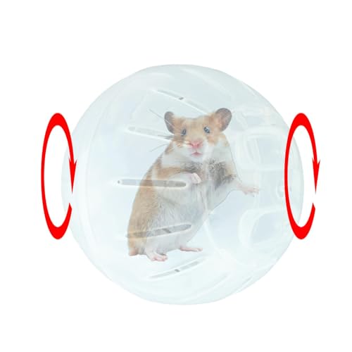 JSHDUSA Hamster-Übungsbälle – Laufrad für Hamster, Laufrad für Hamster, goldener Bär von JSHDUSA