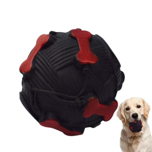 JSHDUSA Interaktives Hundespielzeug, Leckerlis – Quietschender Leckerli-Ballspender, Spielzeug für Welpen, Hundetraining, Quietschball, Puzzle, langsames Füttern, Leckerli-Spielzeug für kleine, von JSHDUSA