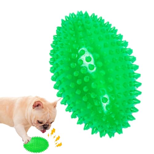 JSHDUSA Quietschball, unzerstörbare Stachelbälle zum Zahnen, Indoor-Spiel, interaktives Spielzeug, Haustierbedarf für mittelgroße und kleine Hunde, aggressive Kauer von JSHDUSA