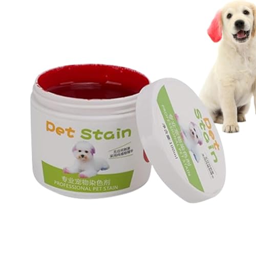 JSHDUSA Tierhaarfärbemittel für Hunde, 100 ml, einfach zu verwenden, Tierhaarfärbemittel, Pflanzenextrakt, helle Farbe, modische Haustierpflege für Haustiere, Hunde, für Haustiere JSHDUSA Tierhaarfärbemittel für Hunde, 100 ml, einfach zu verwenden, Tierhaarfärbemittel, Pflanzenextrakt, helle Farbe, modische Haustierpflege für Haustiere, Hunde, für Haustiere von JSHDUSA