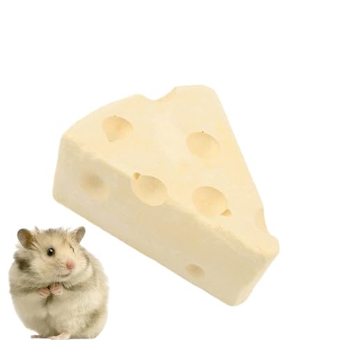 JSHDUSA Zahnschleifstein | Käseform Hamster Chinchilla Kausteine, gesundes Kauspielzeug, Mineralzähne Backenzähne Spielzeug für Eichhörnchen, Rennmäuse, Kleintiere von JSHDUSA