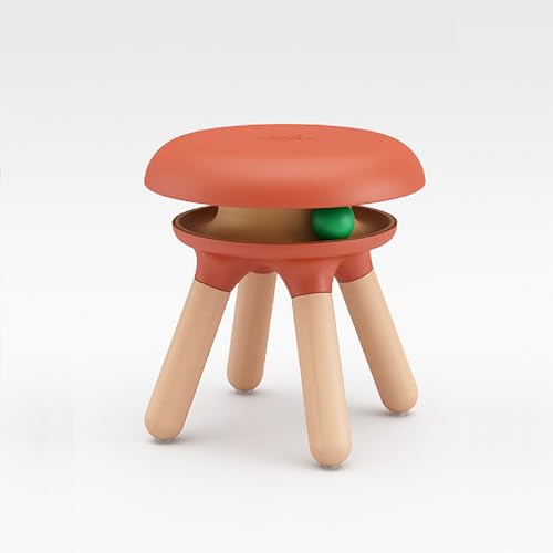Katzenhocker, Runder Fußhocker für Katzen und Menschen, 360° drehbarer Katzenball, Ankleidehocker,Fußbank für Wohnzimmer, Schlafzimmer, Eingangsbereich Brown 34x34x35cm Katzenhocker, Runder Fußhocker für Katzen und Menschen, 360° drehbarer Katzenball, Ankleidehocker,Fußbank für Wohnzimmer, Schlafzimmer, Eingangsbereich Brown 34x34x35cm von JSLJDM