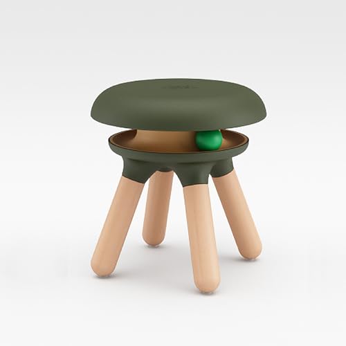 Katzenhocker, Runder Fußhocker für Katzen und Menschen, 360° drehbarer Katzenball, Ankleidehocker,Fußbank für Wohnzimmer, Schlafzimmer, Eingangsbereich Green 34x34x35cm Katzenhocker, Runder Fußhocker für Katzen und Menschen, 360° drehbarer Katzenball, Ankleidehocker,Fußbank für Wohnzimmer, Schlafzimmer, Eingangsbereich Green 34x34x35cm von JSLJDM