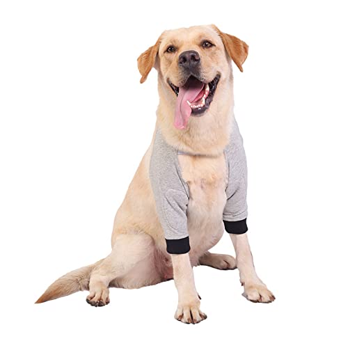 JSSEVN Ellenbogenbandage für Hunde, weich gepolstert, für Hunde, Schulterstütze, Druckwunden, Grau, XL von ＪＳＳＥＶＮ