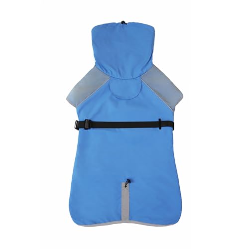 JSZDFSV Hunde Regenmäntel Regenmantel wasserdichte Regenjacken Reflektierender Hundemantel RainyWear Traktionsseil JSZDFSV Hunde Regenmäntel Regenmantel wasserdichte Regenjacken Reflektierender Hundemantel RainyWear Traktionsseil von JSZDFSV