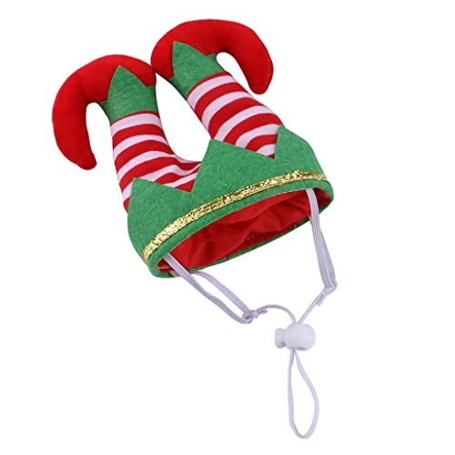 JSZDFSV Katzenhut Lustige Gestreifte Clown Form Halloween Kostüm Welpen Requisiten Kleid Kopfbedeckung Urlaubsdekoration Kopfbedeckung von JSZDFSV