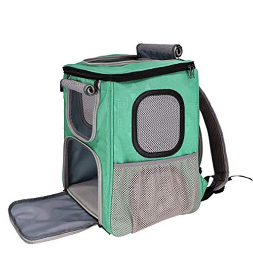Rucksack für Haustiere, Rucksack für Katzen und Hunde, faltbar, atmungsaktiv, tragbar, für Outdoor/Reisen/Aufbewahrungsbox für Kletterhunde von JTFXY