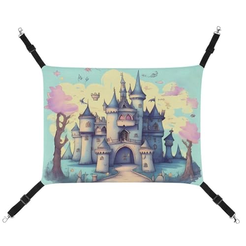 JTKBNVM Fairytale Castle Katzenhängematte Haustierhängematte Frettchenhängematte Katzenhängematte für große Katzen Hamster Hängematte Weiches Hängebett Katzenhängematte Hängende Katzenhängematte Bett JTKBNVM Fairytale Castle Katzenhängematte Haustierhängematte Frettchenhängematte Katzenhängematte für große Katzen Hamster Hängematte Weiches Hängebett Katzenhängematte Hängende Katzenhängematte Bett von JTKBNVM