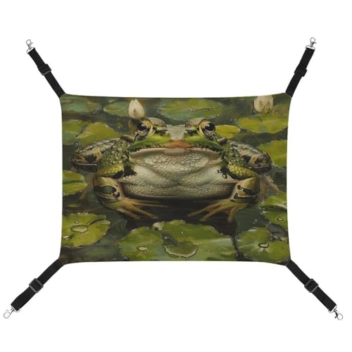 JTKBNVM Lily and Frog Katzenhängematte Haustierhängematte Frettchen Hängematte Katzenhängematte für große Katzen Hamster Hängematte Weiches Hängebett Katzenhängematte Hängematte Bett JTKBNVM Lily and Frog Katzenhängematte Haustierhängematte Frettchen Hängematte Katzenhängematte für große Katzen Hamster Hängematte Weiches Hängebett Katzenhängematte Hängematte Bett von JTKBNVM