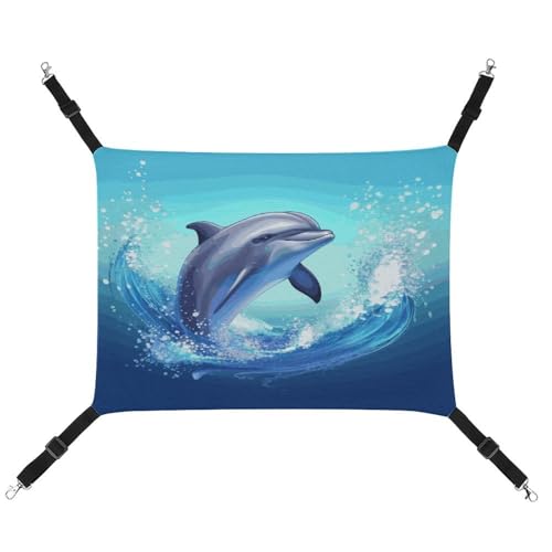 JTKBNVM Niedliche Delfin-Katzen-Hängematte Haustier-Hängematte Frettchen-Hängematte Katzenhängematte für große Katzen Hamster-Hängematte weiches Hängebett Katzenhängematte Hängematte Bett JTKBNVM Niedliche Delfin-Katzen-Hängematte Haustier-Hängematte Frettchen-Hängematte Katzenhängematte für große Katzen Hamster-Hängematte weiches Hängebett Katzenhängematte Hängematte Bett von JTKBNVM