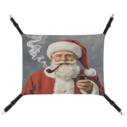 JTKBNVM Weihnachtsmann Katzenhängematte Haustierhängematte Frettchen Hängematte Katzenhängematte für große Katzen Hamster Hängematte Weiches Hängebett Katzenhängematte Hängende Katzenhängematte Bett JTKBNVM Weihnachtsmann Katzenhängematte Haustierhängematte Frettchen Hängematte Katzenhängematte für große Katzen Hamster Hängematte Weiches Hängebett Katzenhängematte Hängende Katzenhängematte Bett von JTKBNVM
