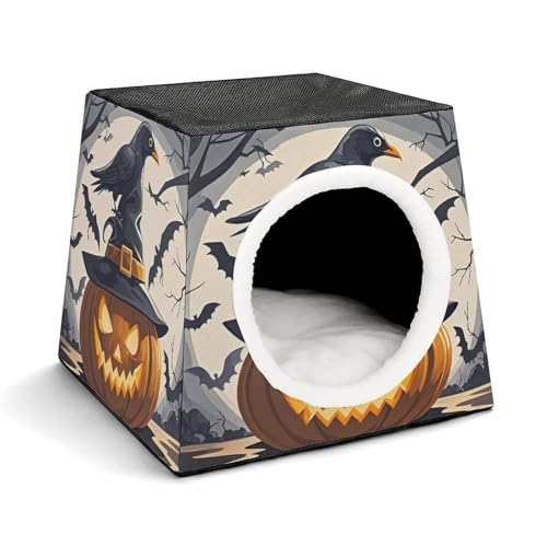 Capsule Pet Waterloo Black Crow Printed Foldable Dog House Cat Cave Soft Kitten Bed Warm Rabbit Nest Chinchillas Hideout for Indoor Small and Medium Animal Capsule Pet Waterloo Black Crow Printed Foldable Dog House Cat Cave Soft Kitten Bed Warm Rabbit Nest Chinchillas Hideout for Indoor Small and Medium Animal von JTKLQBN