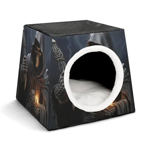 Capsule Pet Waterloo Grim-Reaper Printed Foldable Dog House Cat Cave Soft Kitten Bed Warm Rabbit Nest Chinchillas Hideout for Indoor Small and Medium Animal Capsule Pet Waterloo Grim-Reaper Printed Foldable Dog House Cat Cave Soft Kitten Bed Warm Rabbit Nest Chinchillas Hideout for Indoor Small and Medium Animal von JTKLQBN