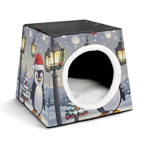 Capsule Pet Waterloo Hübsche Pinguine bedruckte faltbare Hundehütte Katzenhöhle weiches Kätzchenbett warmes Kaninchennest Chinchillas Versteck für kleine und mittelgroße Tiere im Innenbereich Capsule Pet Waterloo Hübsche Pinguine bedruckte faltbare Hundehütte Katzenhöhle weiches Kätzchenbett warmes Kaninchennest Chinchillas Versteck für kleine und mittelgroße Tiere im Innenbereich von JTKLQBN